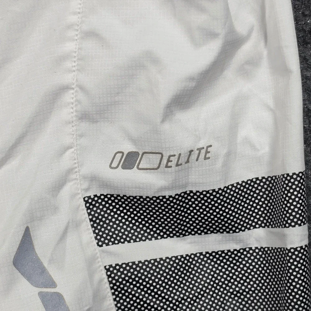 Pearl Izumi Vest Mems Medium Elite Barrier Cycling White Reflective Wind Gilet